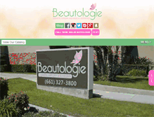 Tablet Screenshot of beautologie.com